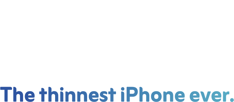 iPhone Air Slogan